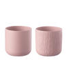 BLUMENTOPF GEN - Keramik - Rosa - XL - 2er Set - Ø 20,5 cm - Pink, Keramik (20.5/20cm) - J-Line
