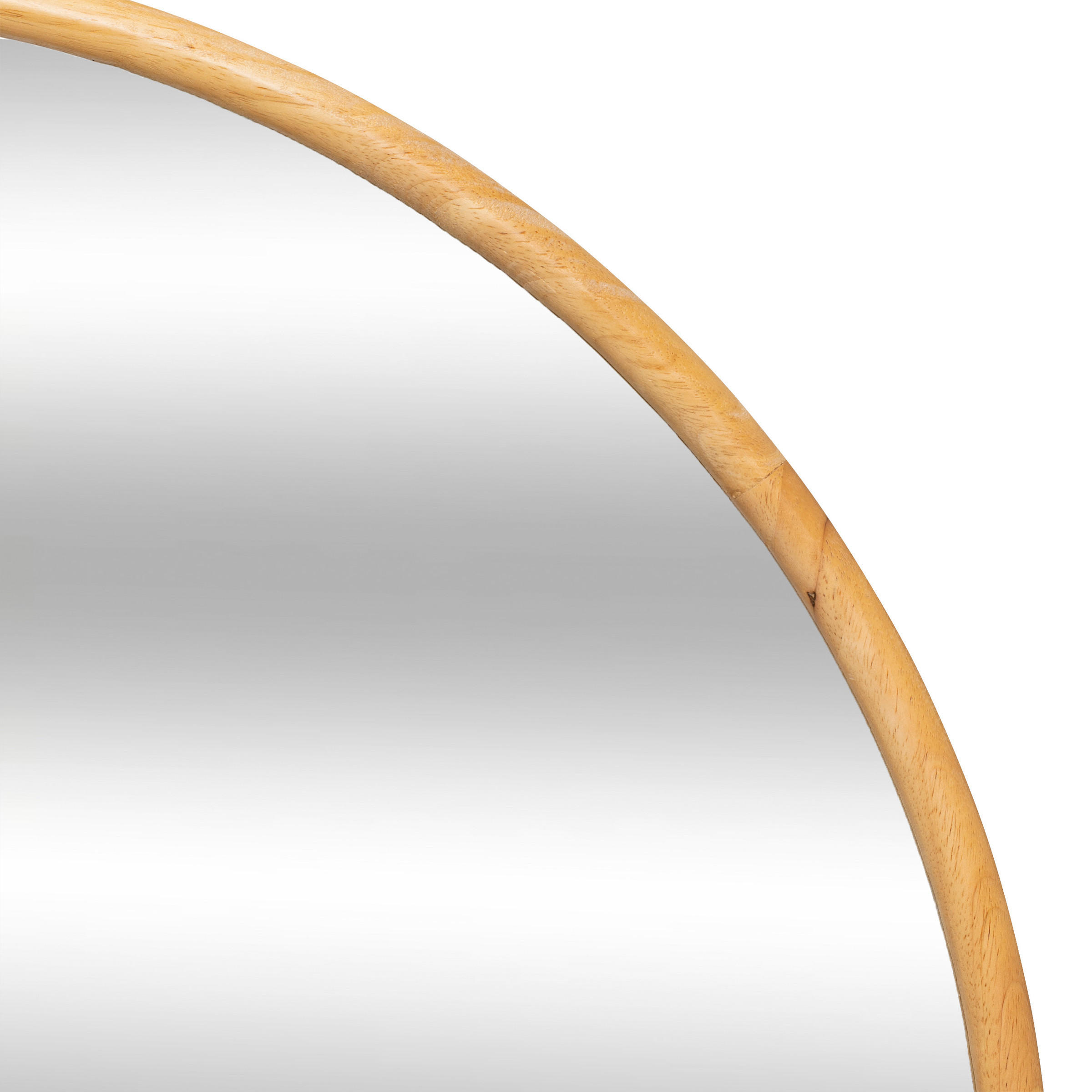 WANDSPIEGEL Kim Ø 75 cm - Beige, Holz (2/75/75cm) - Atmosphera Createur d´interieur