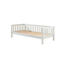 BETT Karena 211x68x98 aus Massivholz in Weiß - Weiß, Holz (90/200cm) - 58aufmkessel