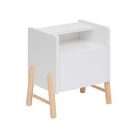 KINDERNACHTKÄSTCHEN Weiß 49/43/30 cm - Weiß, Holzwerkstoff (40/49/30cm) - Mobili Rebecca