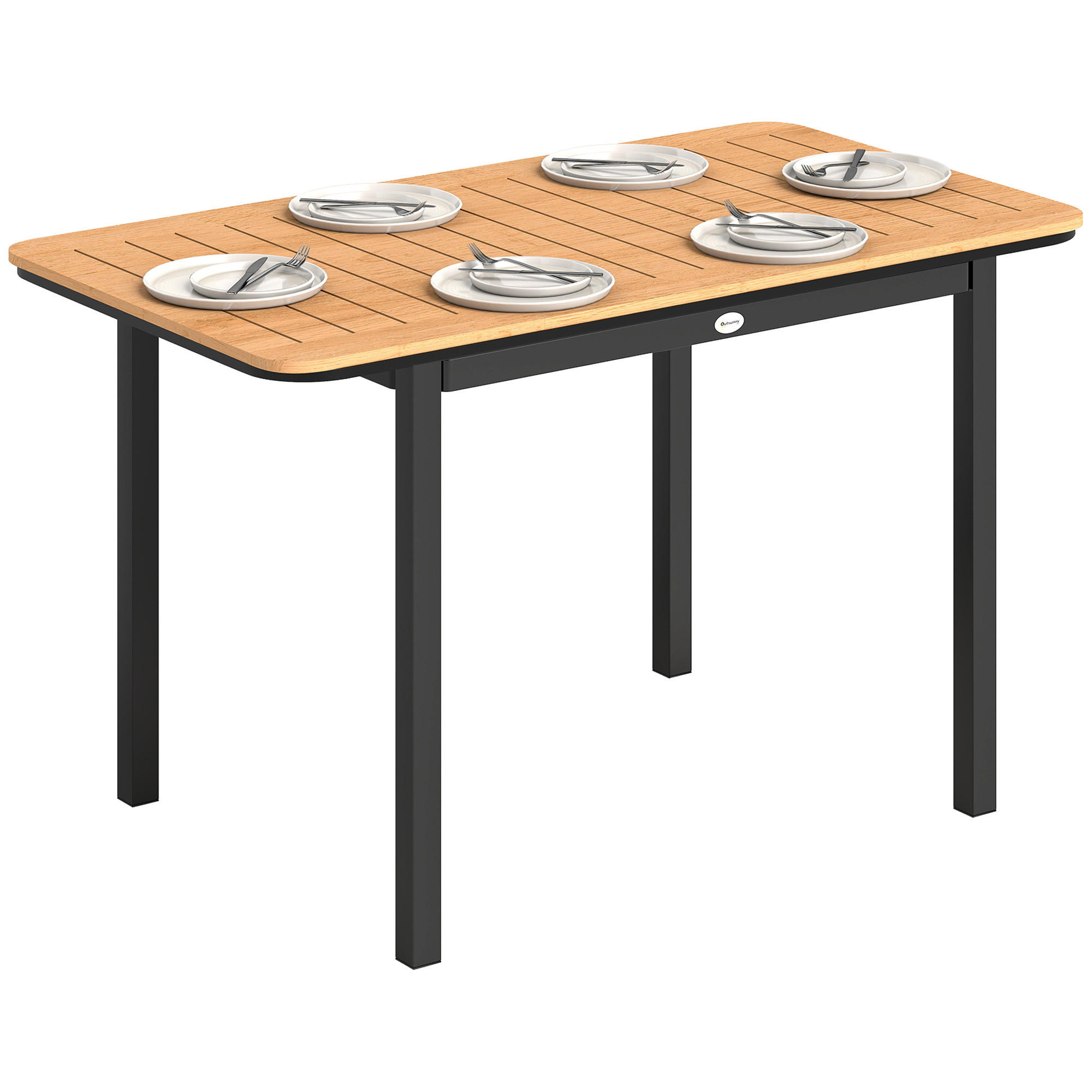 GARTENTISCH,BRAUN,1 Stück - Braun, Metall (127/70/75cm) - GiPP