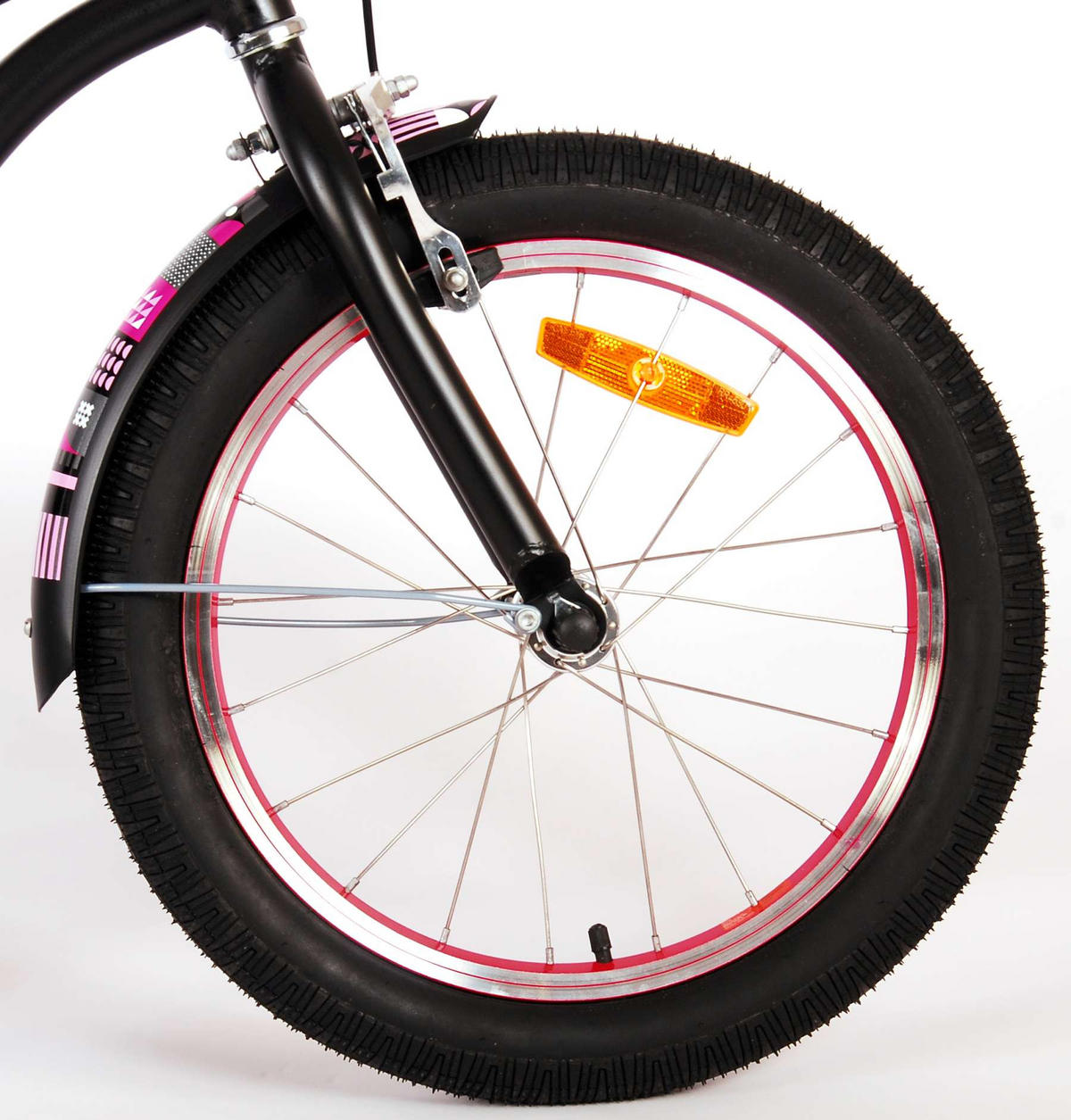KINDERFAHRRAD Miracle Cruiser - 18 Zoll - Rücktritt + Handbremse - Mattschwarz - Schwarz, Metall (49cm) - TPFSports