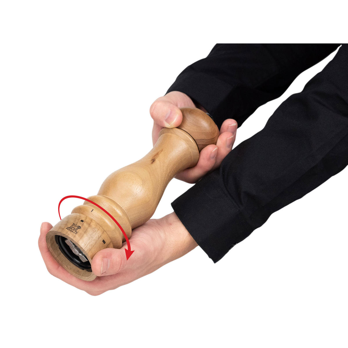 PFEFFERMÜHLE Paris Icone 18cm Walnußholz Stahlmahlwerk - Braun, Holz (6/18/6cm) - PEUGEOT