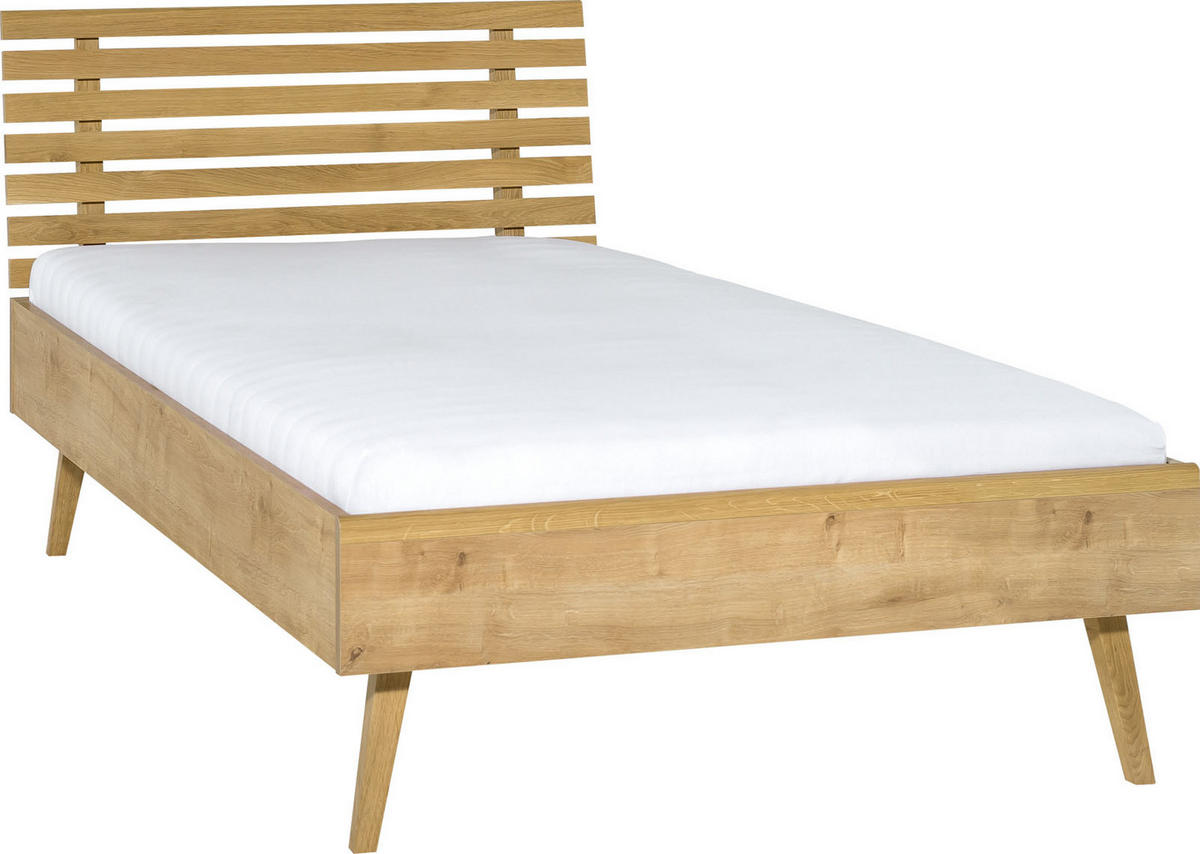 BETT NATURE - Eichefarben, Holzwerkstoff (213/95/95cm) - Vox Möbel
