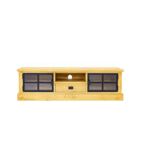 TV-SCHRANK aus Massivholz Industrial - Honig, Holz (160/46/40cm) - Seart