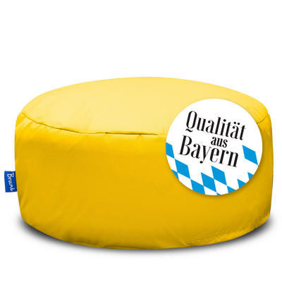 Bruni Pouf Gelb, Gelb 500x200x500 cm