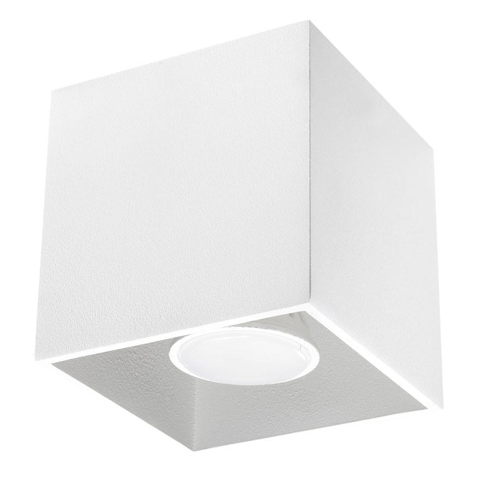 Sollux Lighting Deckenleuchte Weiß 10x10x10 cm