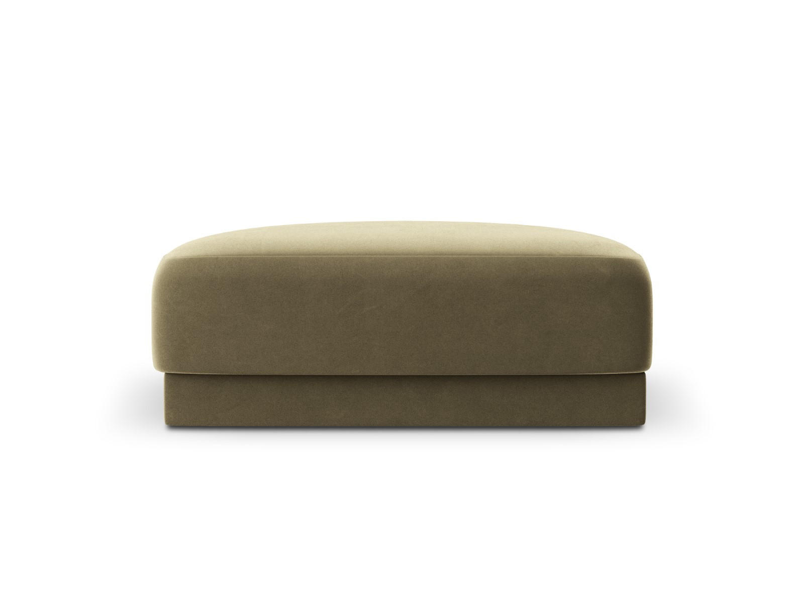 POUF Miley aus Samt grün - Grün, Textil (90/40/90cm) - Micadoni