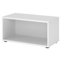 REGAL - 1 Ordnerhöhe 40/80/39,6 cm in Weiß - Weiß, Holzwerkstoff (80/39.6/40cm) - bümö