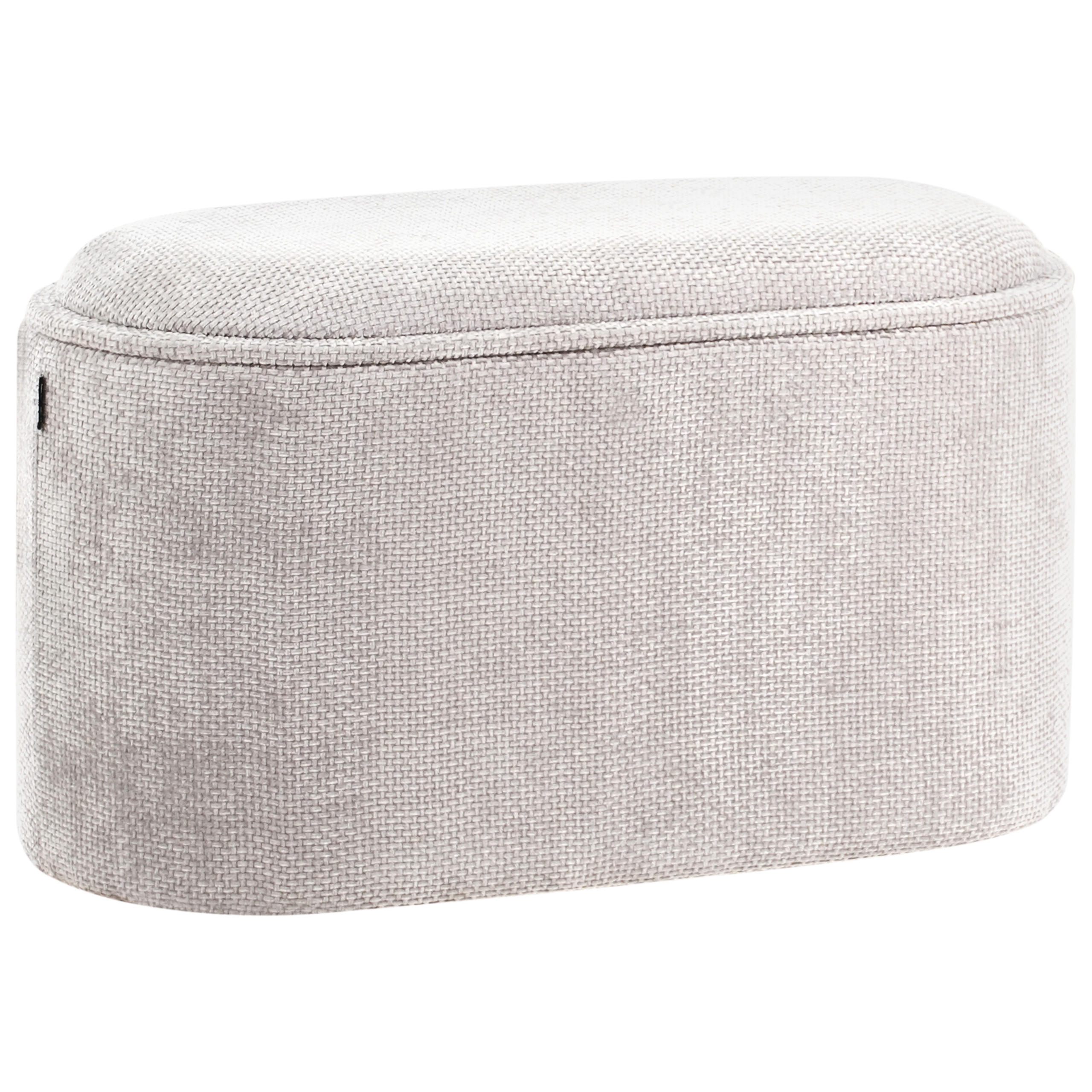 SITZBANK Grau Artas - Grau, Textil (79/45/38cm) - Beliani