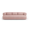 SOFA Jenny aus Boucle puderrosa 4 Sitzplätze - Altrosa, Textil (90/73/226cm) - Micadoni
