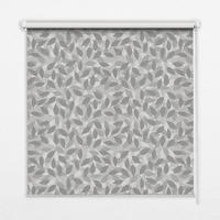 VNÚTORNÁ roleta - okenná roleta - roleta - 100x100 cm - Sivé listy - sivá, plast (100/100/0.5cm) - TULUP