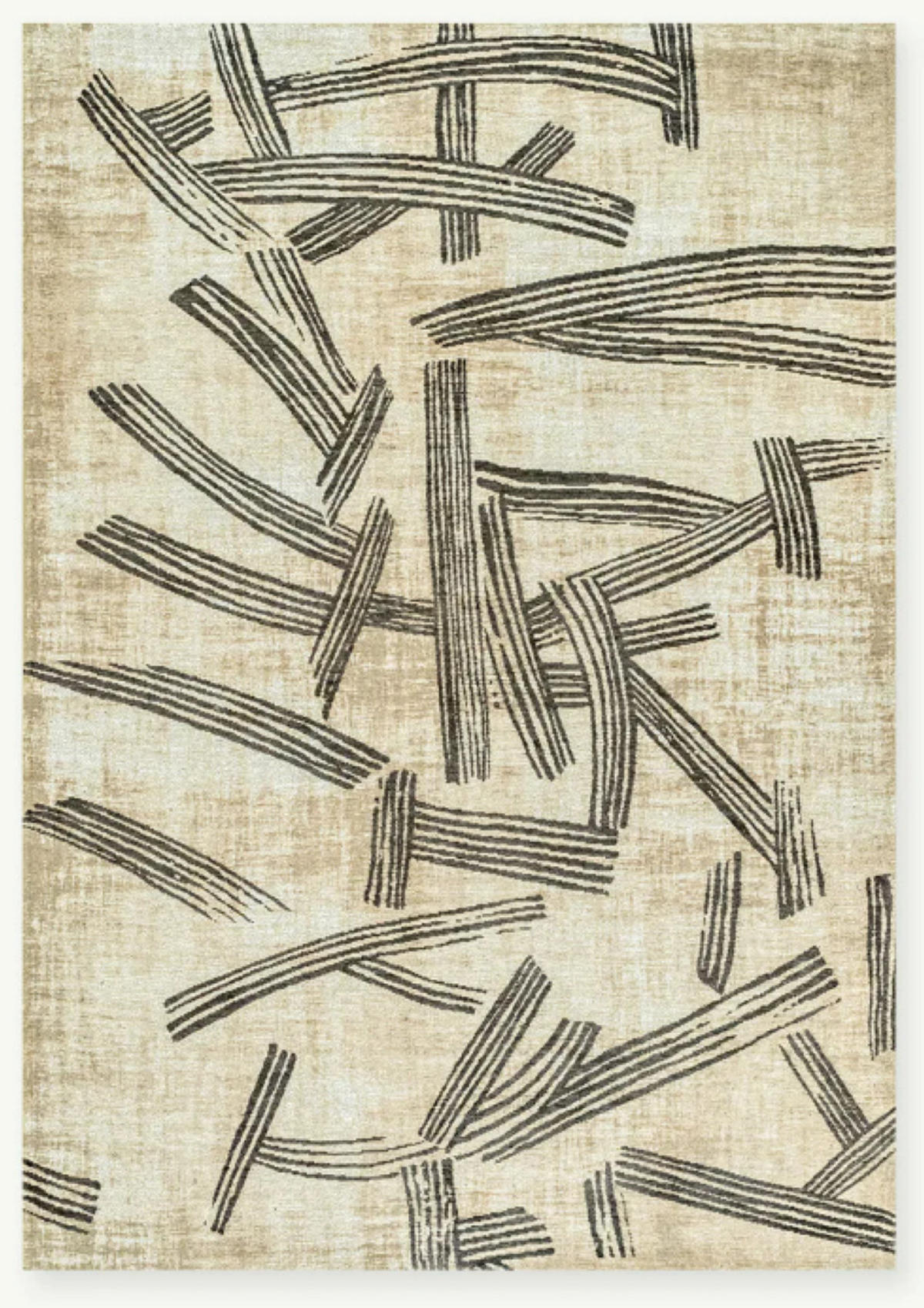 TEPPICH modern Flachgewebe KATANA Beige 170 x 240 cm - Beige, Textil (170/240cm) - Novatrend