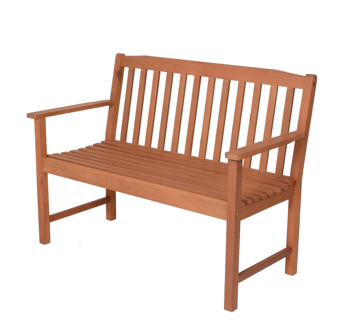 GARTENBANK King 2-Sitzer - Braun, Holz (88/89/120cm) - Sedex