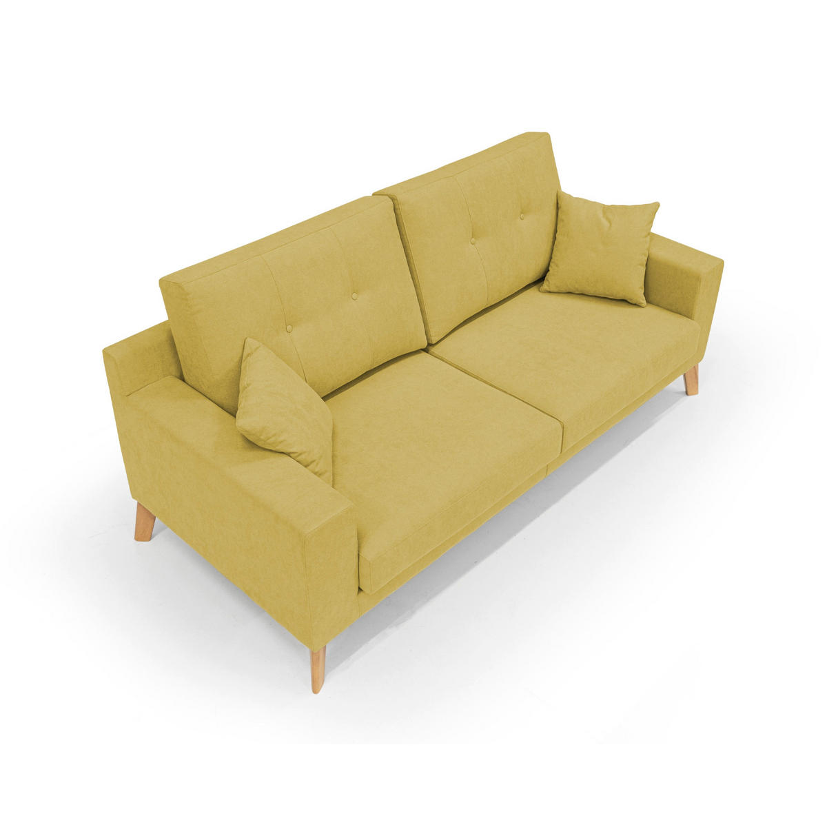 LINEARSOFA Danish - Gelb, Textil (146/95/91cm) - Divani.store