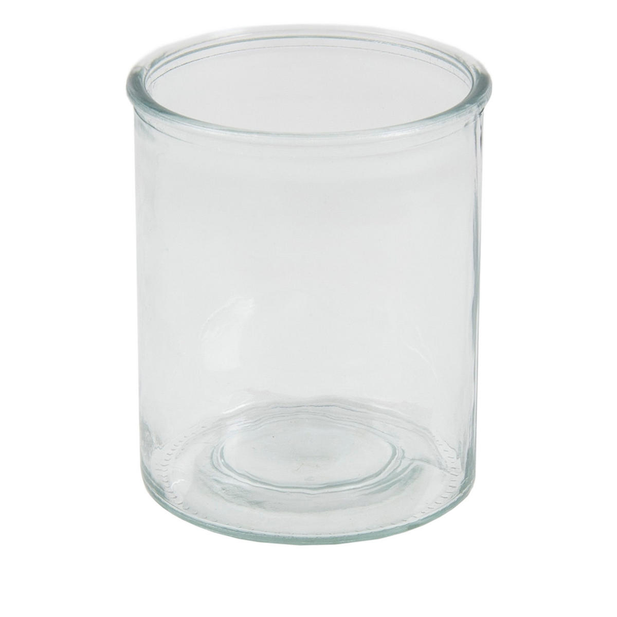 LATERNA Ried 50xØ28 cm černá s uchem a skleněnou vložkou - černá, přírodní materiály (28/40/28cm) - ECD-Germany
