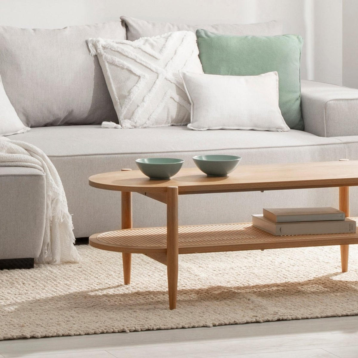 COUCHTISCH FESTER Natura Natürlich 120 cm x 40 cm - Naturfarben, Holzwerkstoff (50/120/40cm) - Klast Home