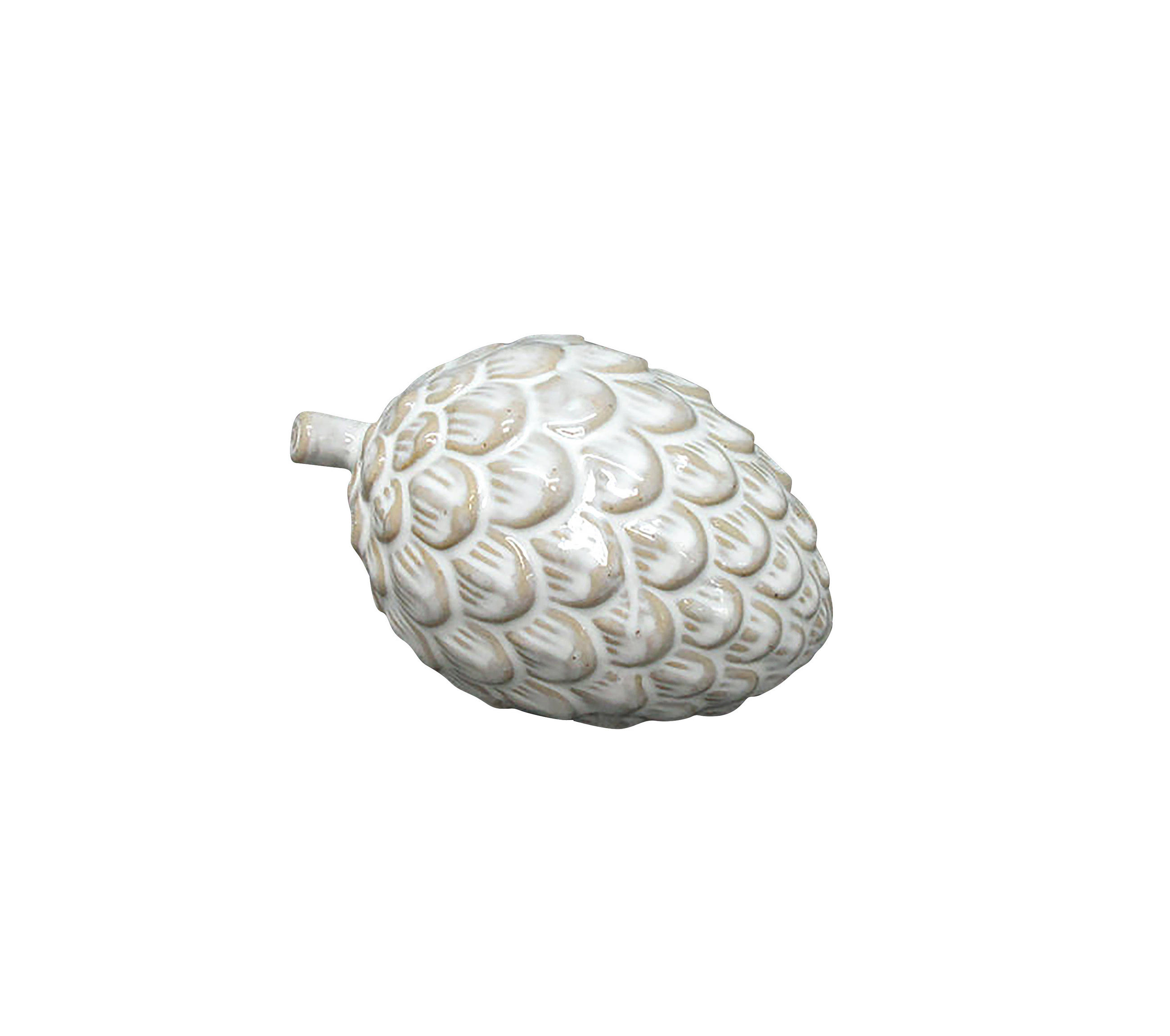 FIGUR Kegel Mave Weiß 11/7/6.6 cm Keramik - Weiß, Keramik (7/6.6/11cm) - Mondex