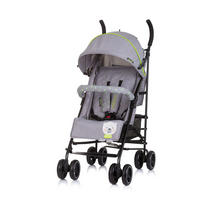 BUGGY Milano grau Buggy bis 22 kg, Rückenlehne verstellbar, faltbar - Grau, Metall (60/49/105cm) - Chipolino