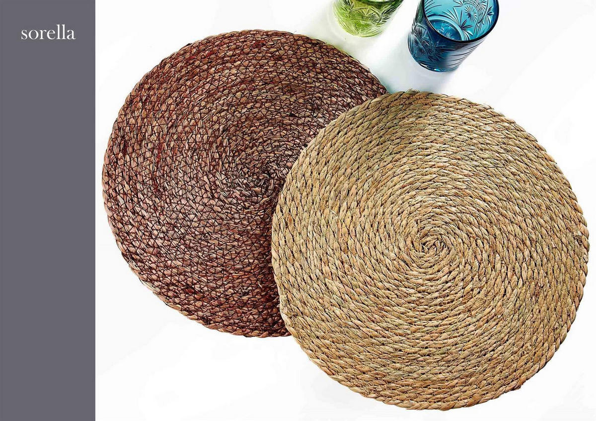 PLATZMATTEN Sorella hellbraun ø 35 cm - Hellbraun, Naturmaterialien (35cm) - Ritzenhoff Breker