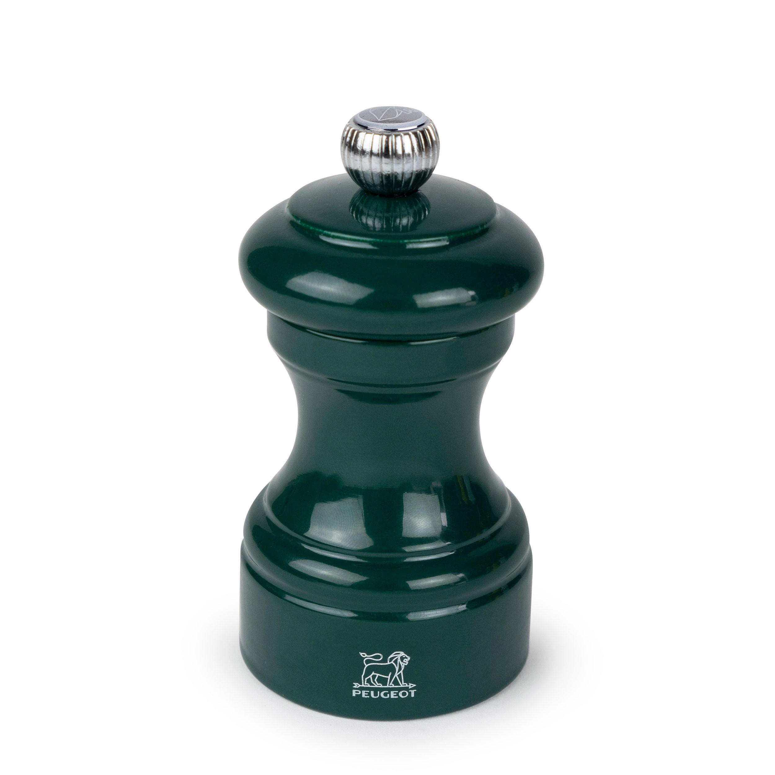 SALZMÜHLE Bistro 10cm Buchenholz Dunkelgrün Stahlmahlwerk - Grün, Holz (5.3/10/5.3cm) - PEUGEOT