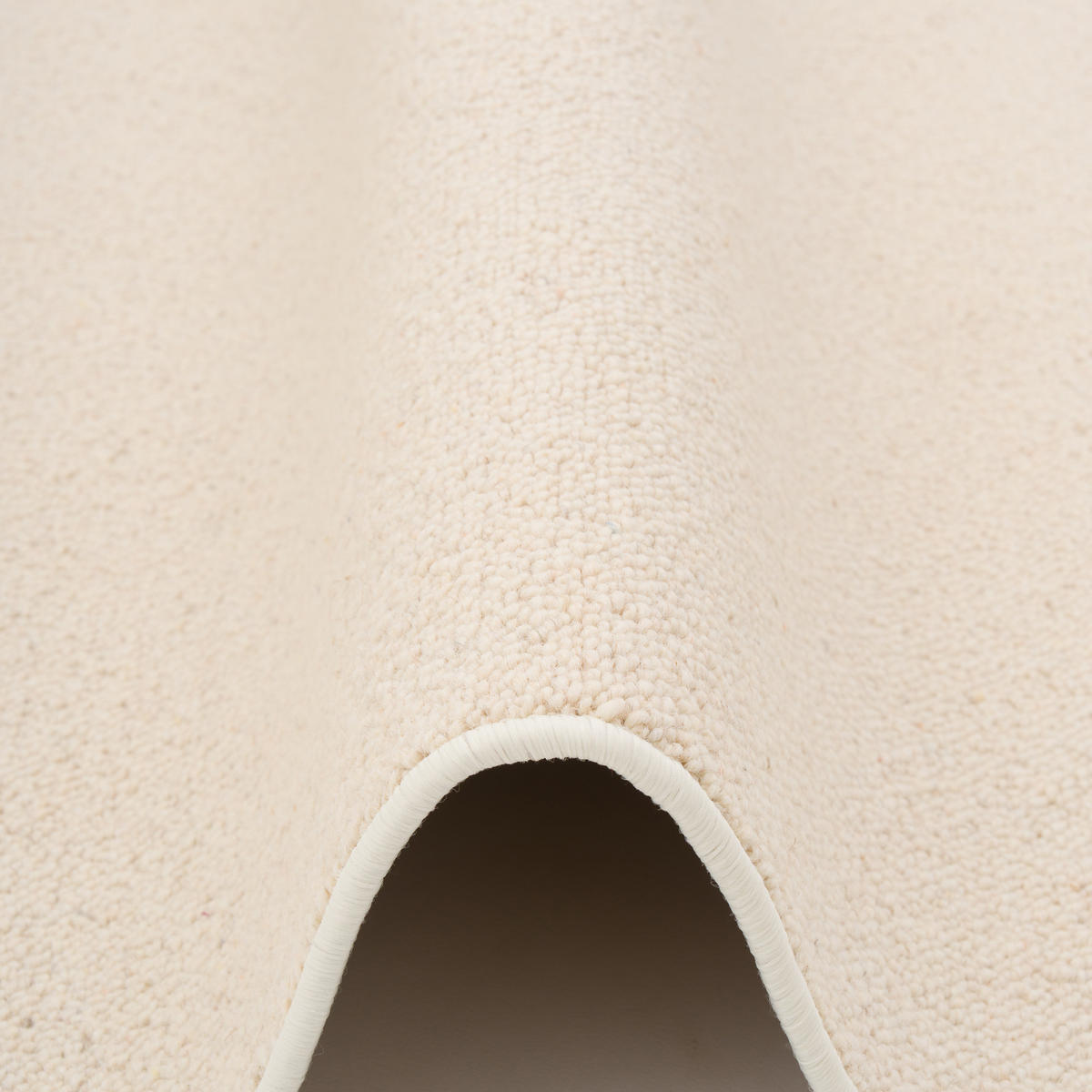 NATUR TEPPICH WOLLE BERBER - Creme, Textil (80/240cm) - Snapstyle