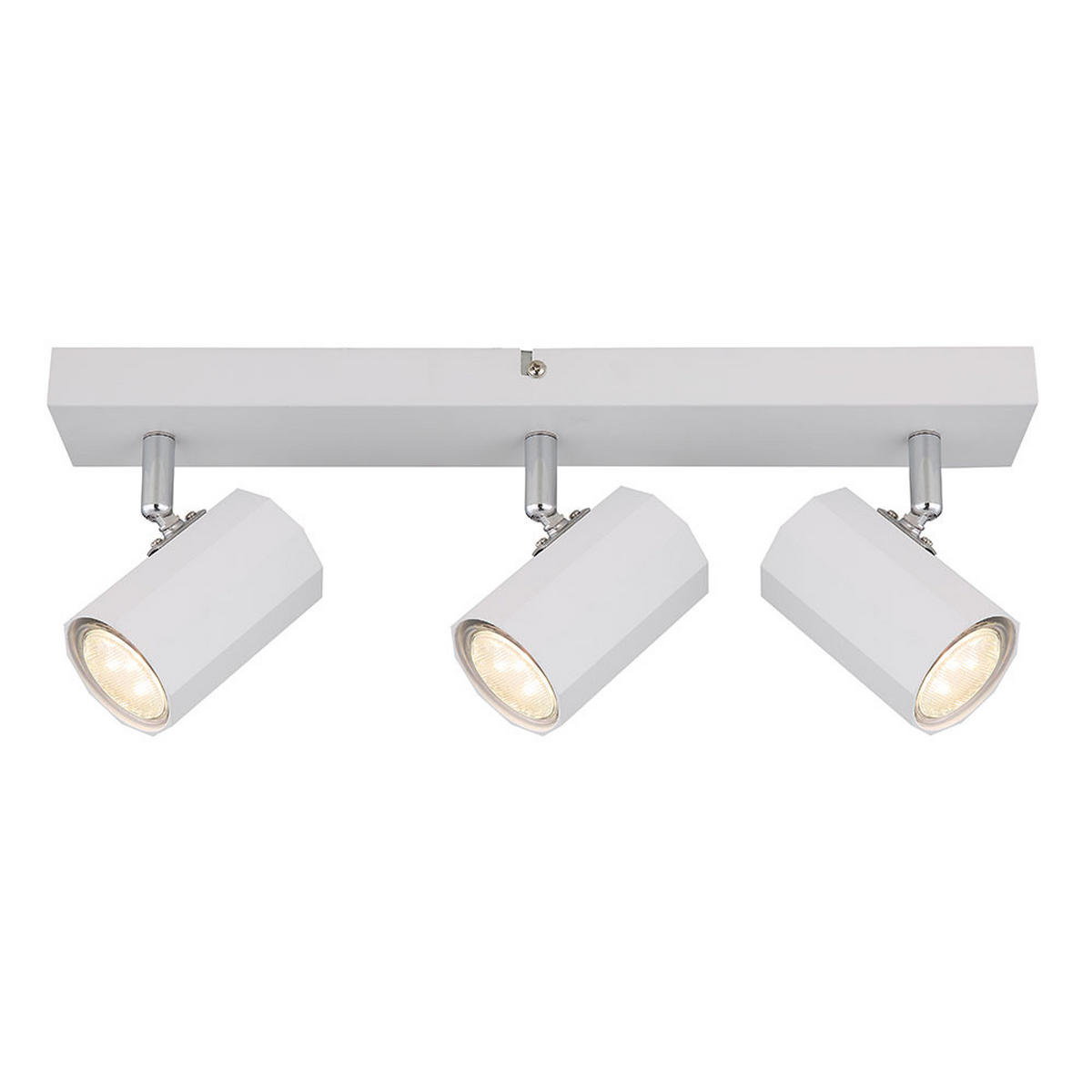 LED DECKENLEUCHTE James Weiß - Weiß, Metall (39/6/14.5cm) - Globo Lighting