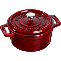 MINI runder Gusseisentopf 250 ml, Grenadine 405098050 - Bordeaux, Metall (10cm) - Staub