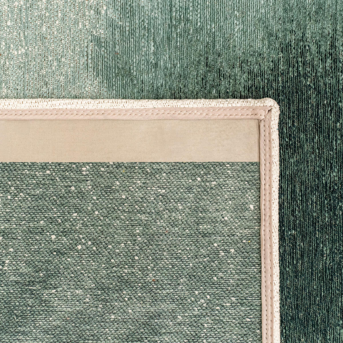 TEPPICH Green Day Meditation Drop 140/140 cm - Grün, Kunststoff/Textil (140/140cm) - Louis De Poortere