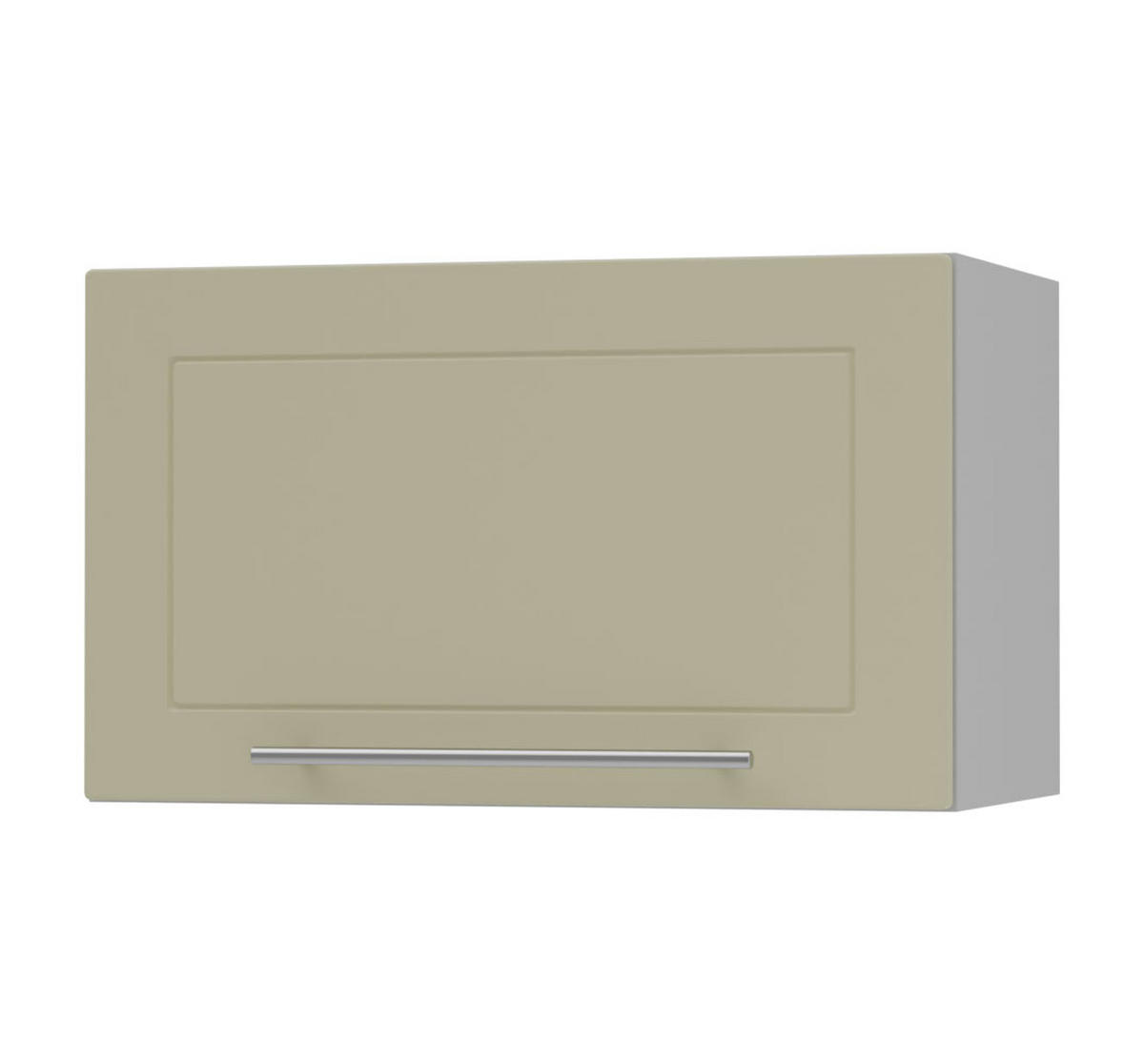 KLAPPHÄNGESCHRANK Kvantum W4B/60-AV Vanille Matt / Grau Matt 60 / 32,5 / 36cm - Creme/Grau, Holz/Holzwerkstoff (60/36/32.5cm) - Feldmann-Wohnen