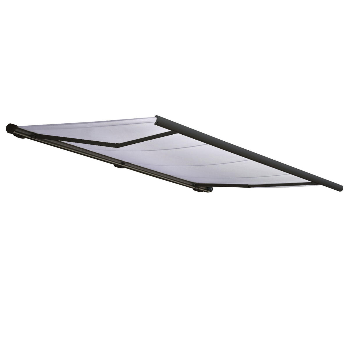 ELEKTRISCHE KASSETTENMARKISE Cremeweiß, Anthrazit - Anthrazit/Weiß, Textil (600/16/300cm) - MCW