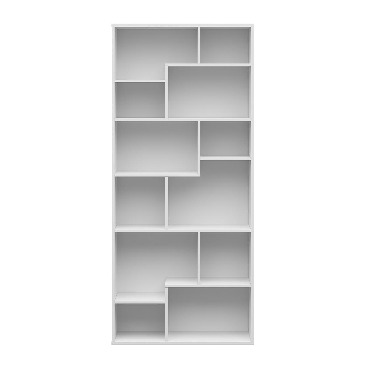 Thumbnail - Petits-meubles Bücherregal, Weiß, Holzwerkstoff, 87.5x197x33.5 cm, Wohnzimmer, Regale, Bücherregale