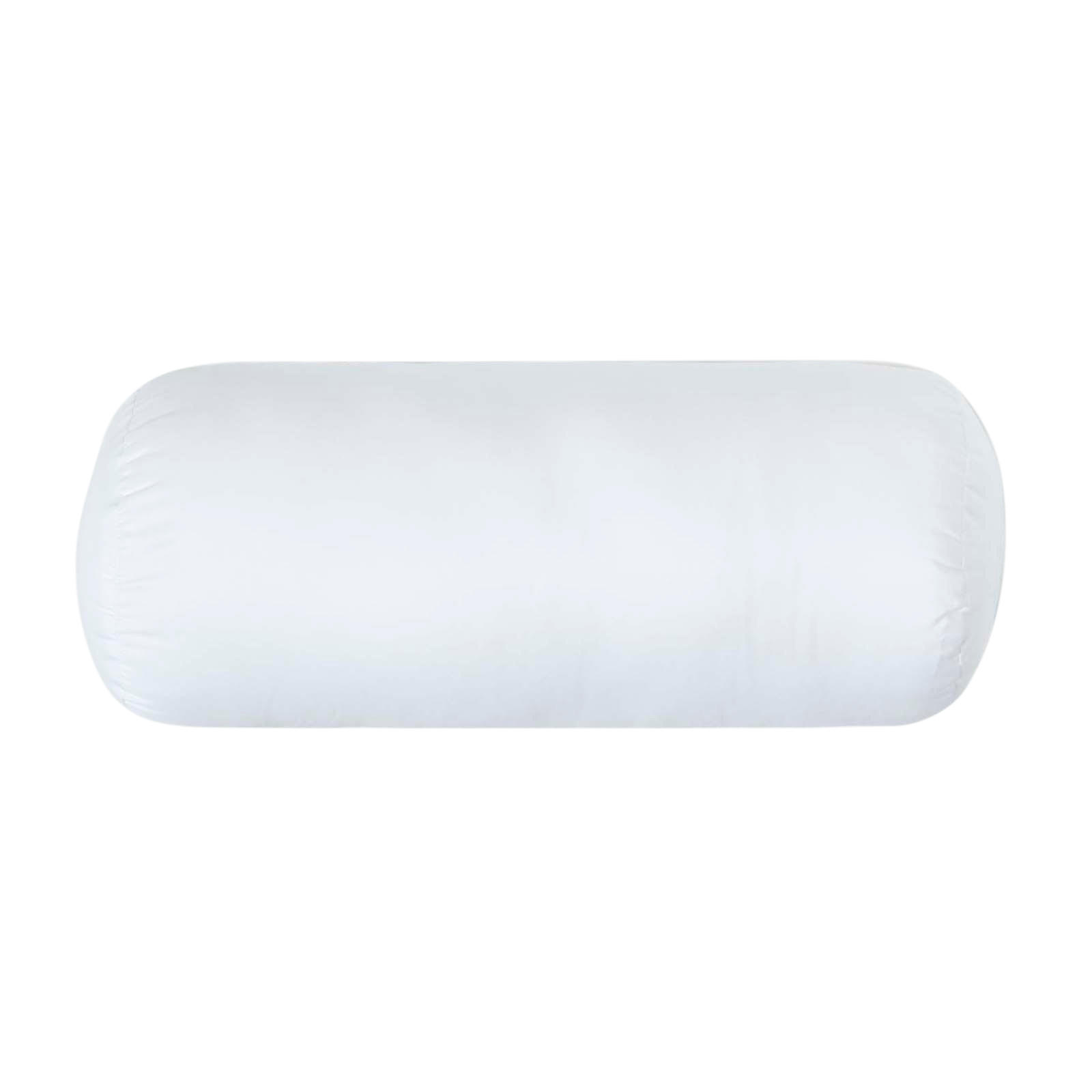 NACKENROLLE Füllkissen – Mikrofaser, 30/18 cm - Weiß, Textil (18/30cm) - Homescapes