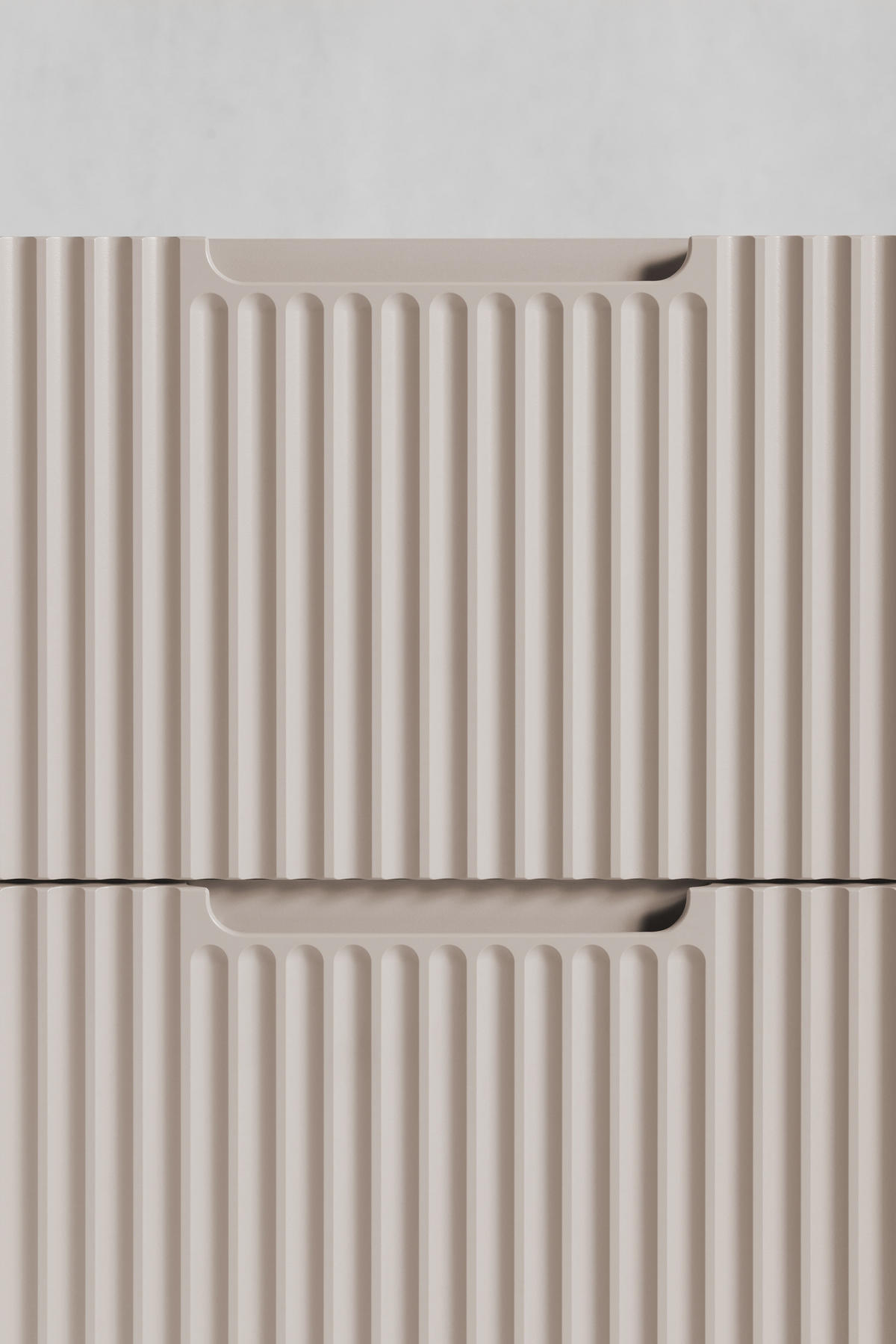 BADEZIMMERSCHRANK : Beige/Eiche, Craft 160 (2 x 80) x 58,6 x 46 cm - Beige/Braun, Holzwerkstoff (160/58.6/46cm) - 3XE LIVING