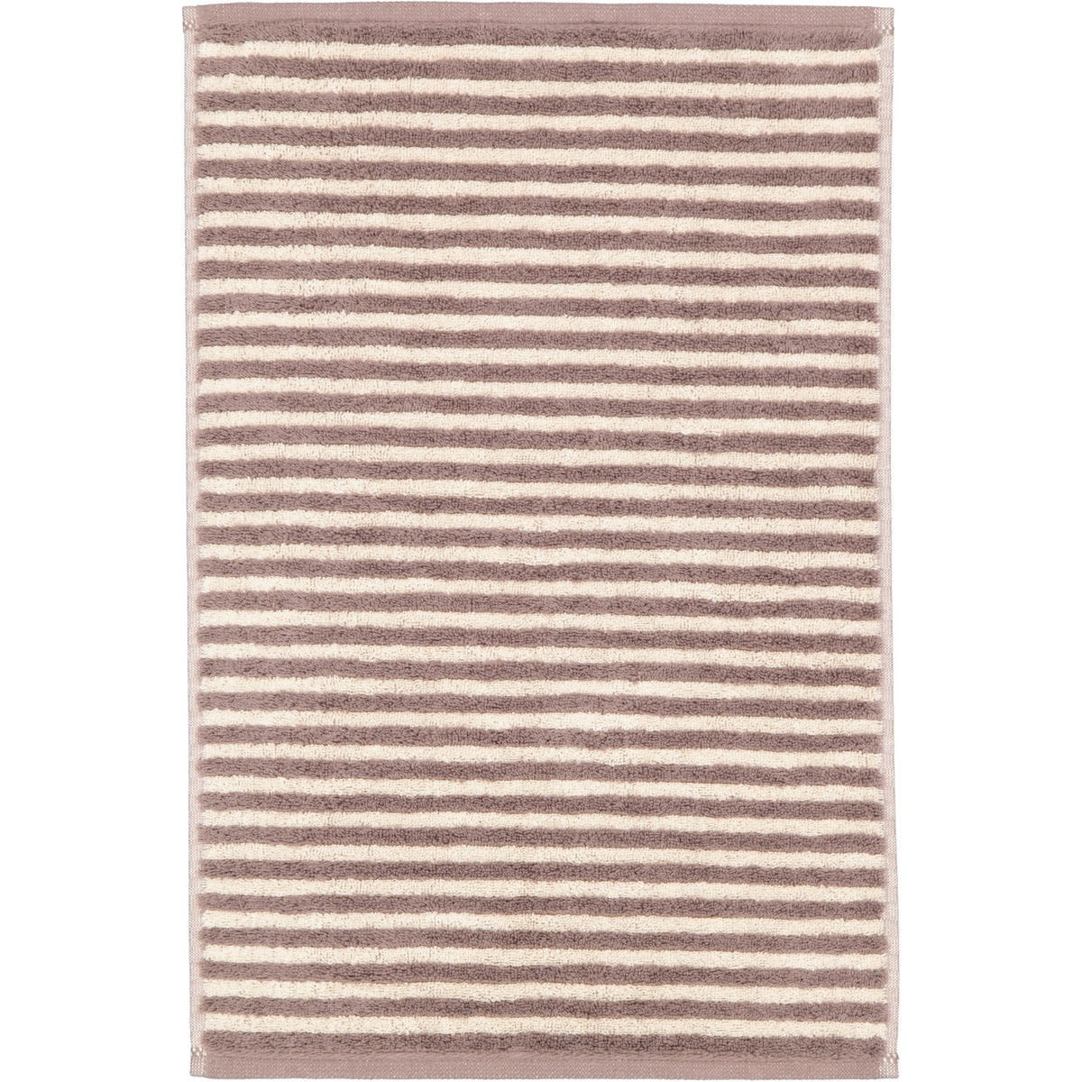 GÄSTETUCH LINES RINGEL 6255 PEPPER - 33 - Braun, Textil (30/50cm) - Cawoe