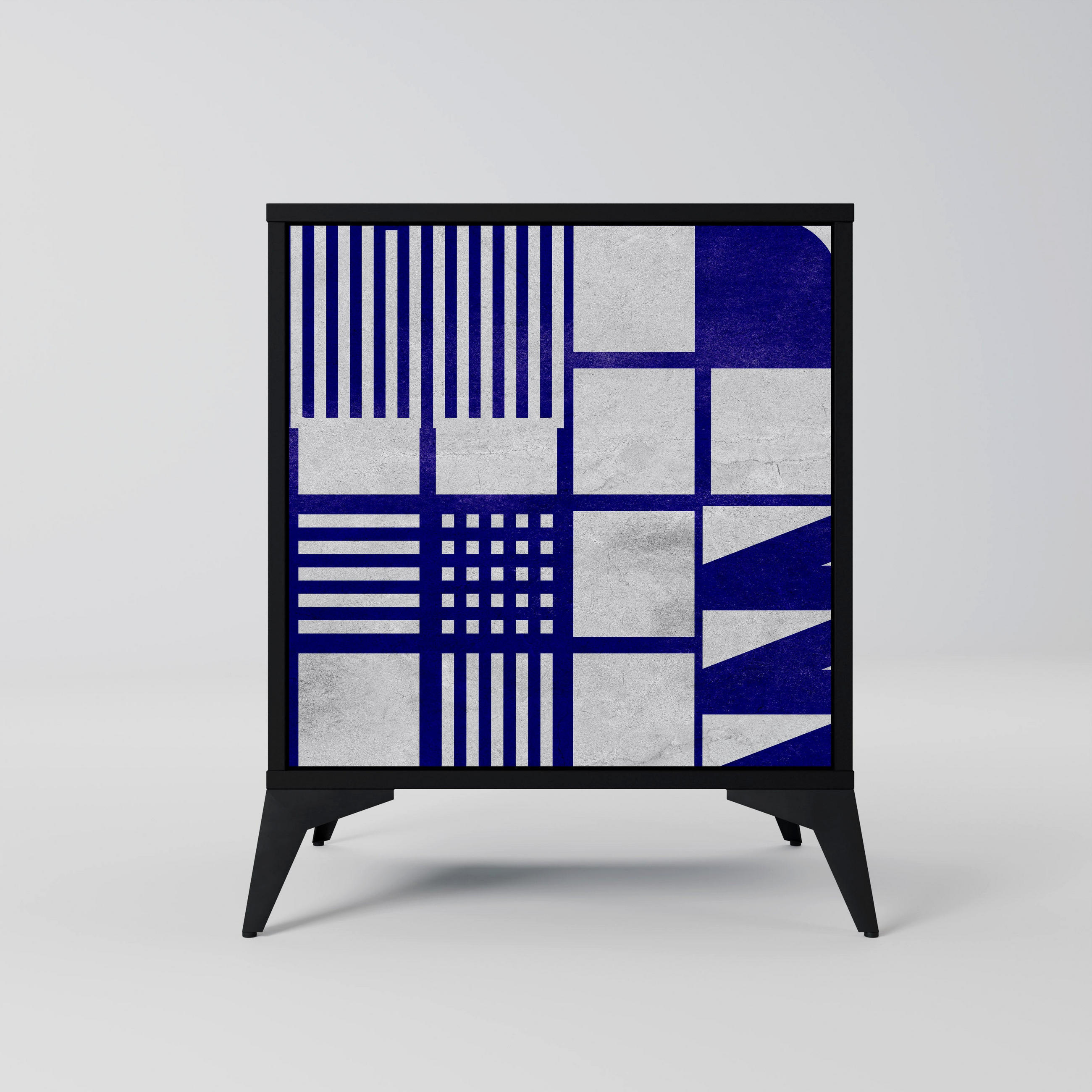 SpaceRebels Sideboard Schwarz 57.5x70.5x42 cm