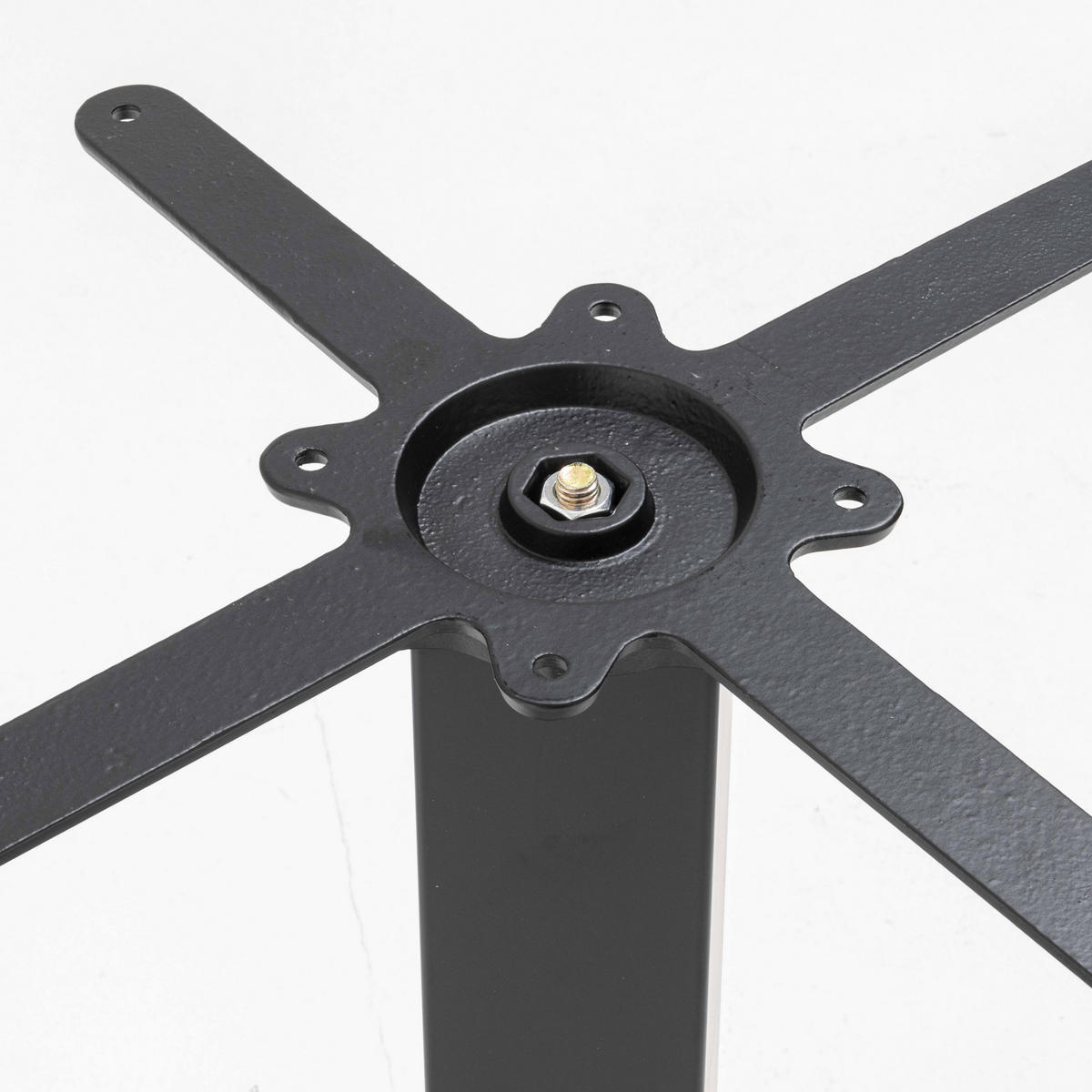 TISCHBEIN, Grau - Grau, Metall (45/73/45cm) - Oviala