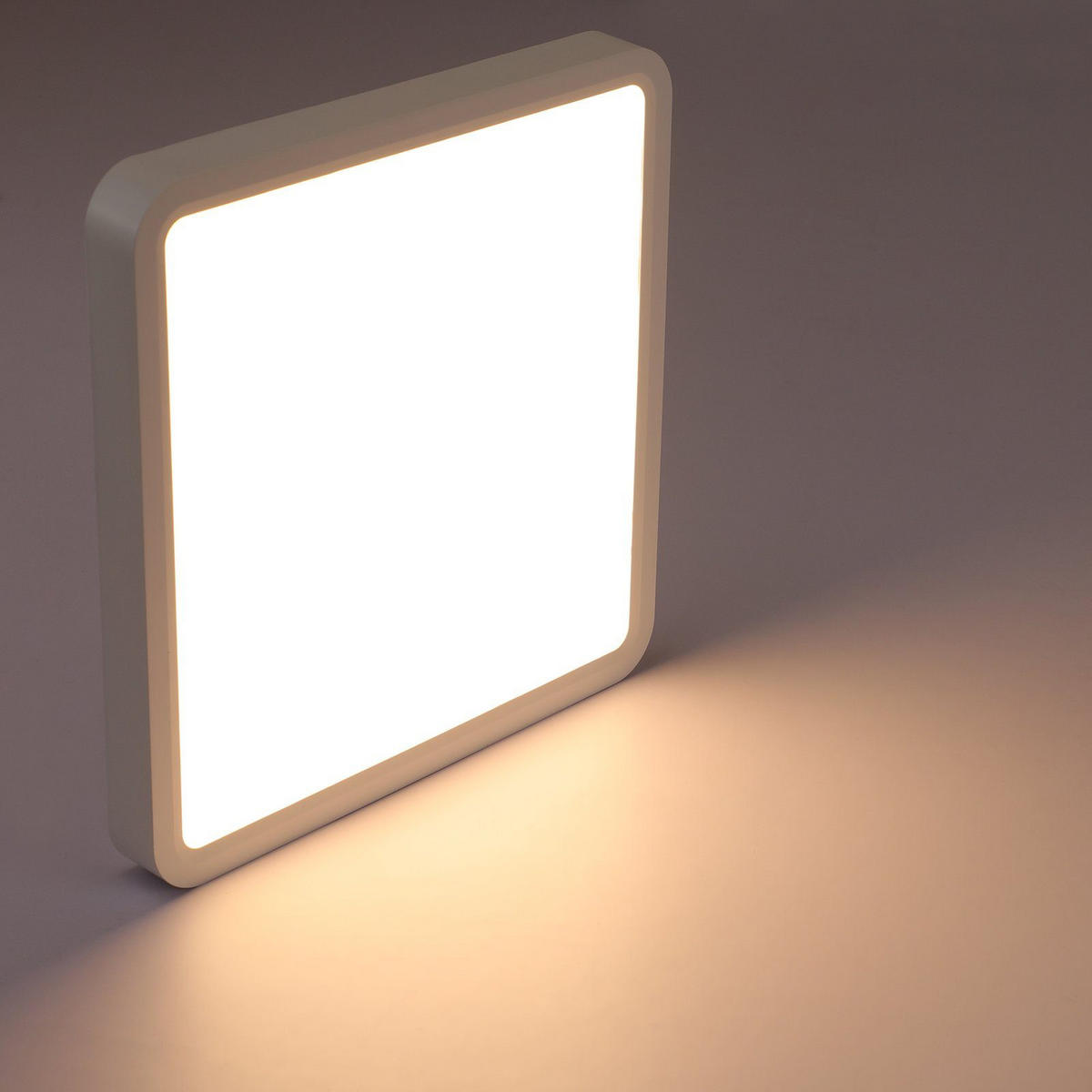 LED-DECKENLEUCHTE Energie 23/23/2 cm - Weiß, Kunststoff (23/23/2cm) - Nettlife