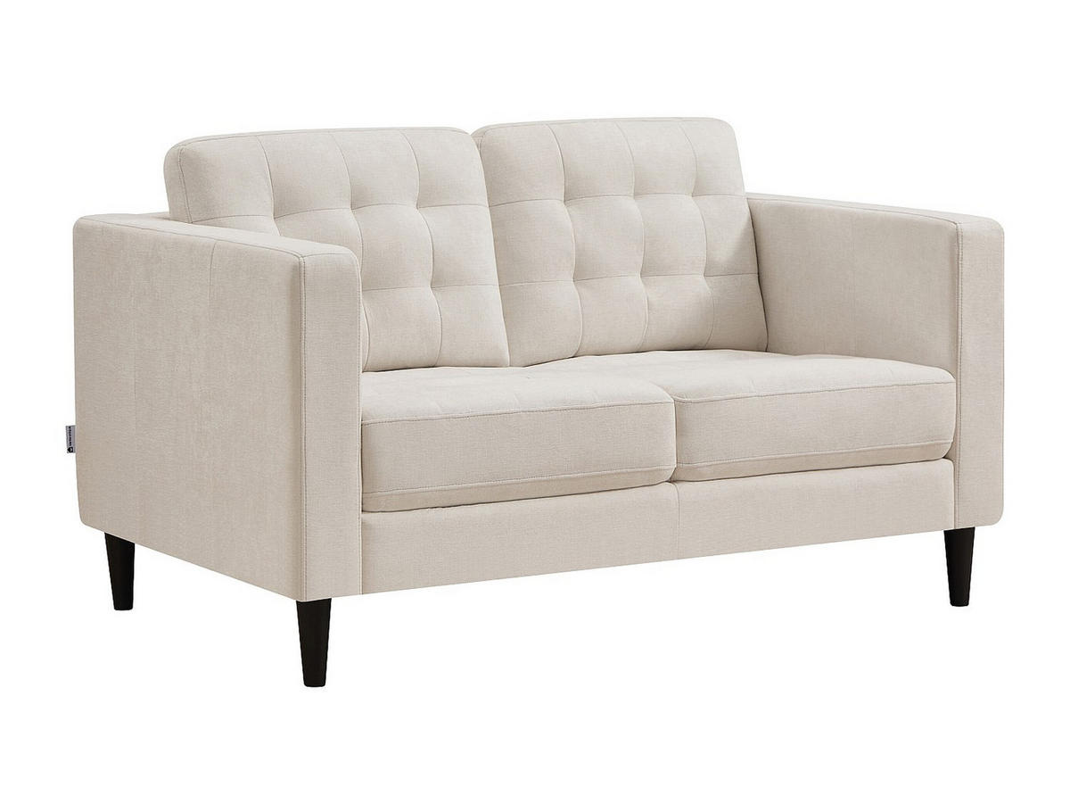 SOFA - 2 Personen - stoff - beige Dibalu - Beige, Textil (141/84/87cm) - Vente-Unique
