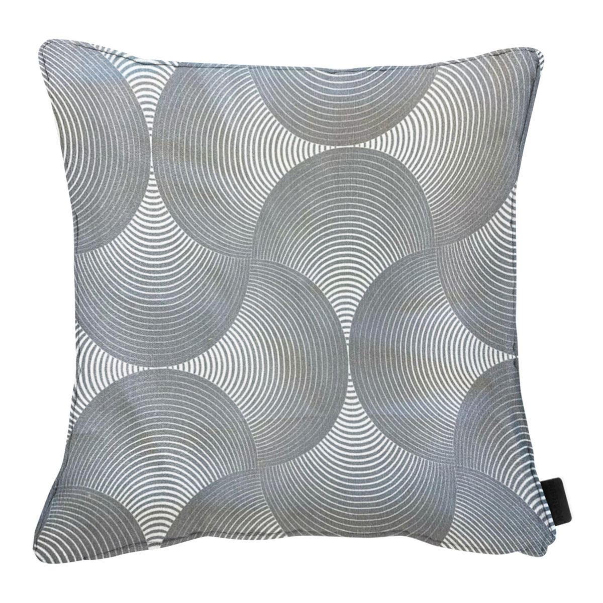 DEKORATIONSKISSEN Napels - Grau - 50/50/10 cm - 4er-Set - Grau, Textil (50/50cm) - Madison