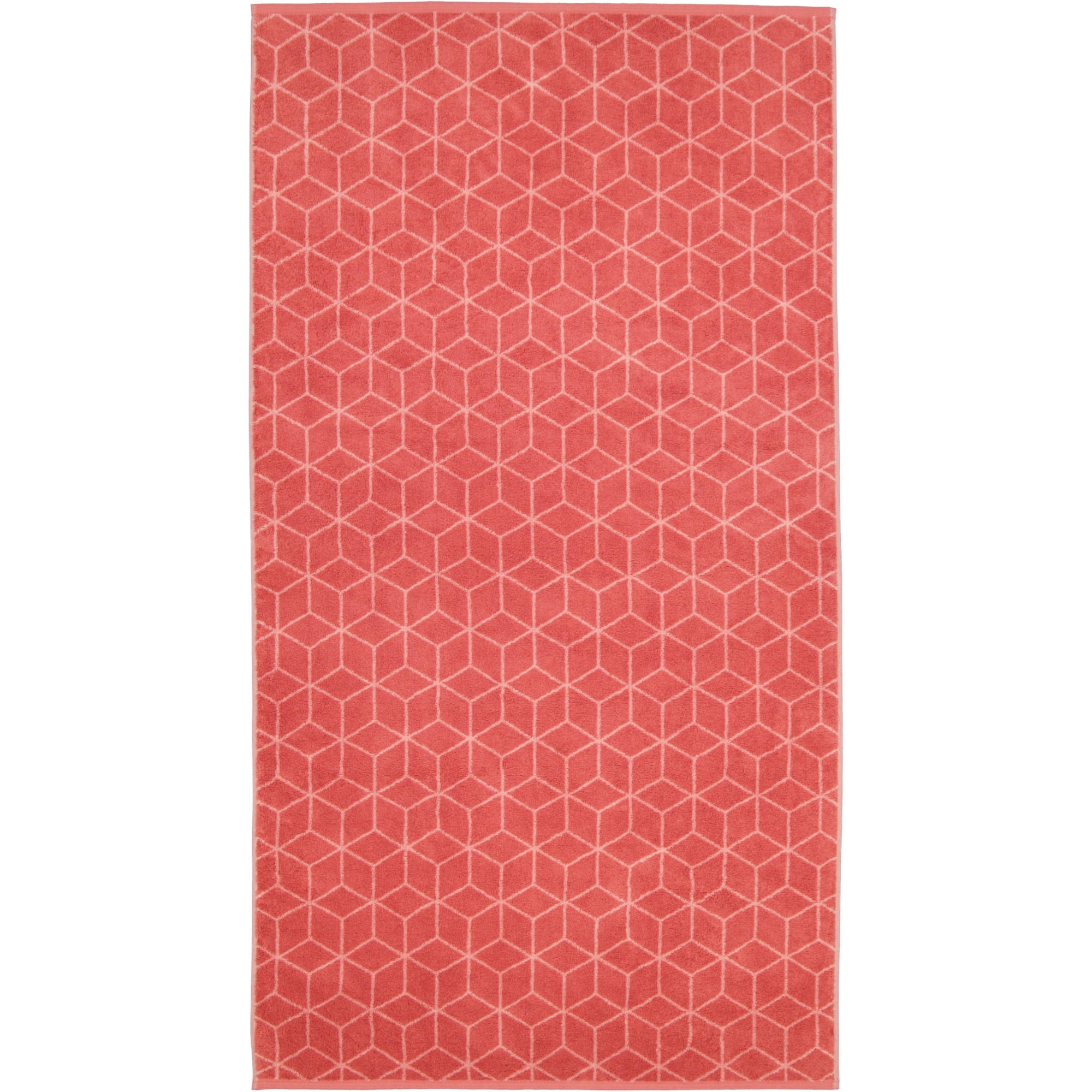 HANDTÜCHER COORDINATES CARRÉ 2557 CORAL - 22 - Rot, Textil (80/150cm) - Zöllner