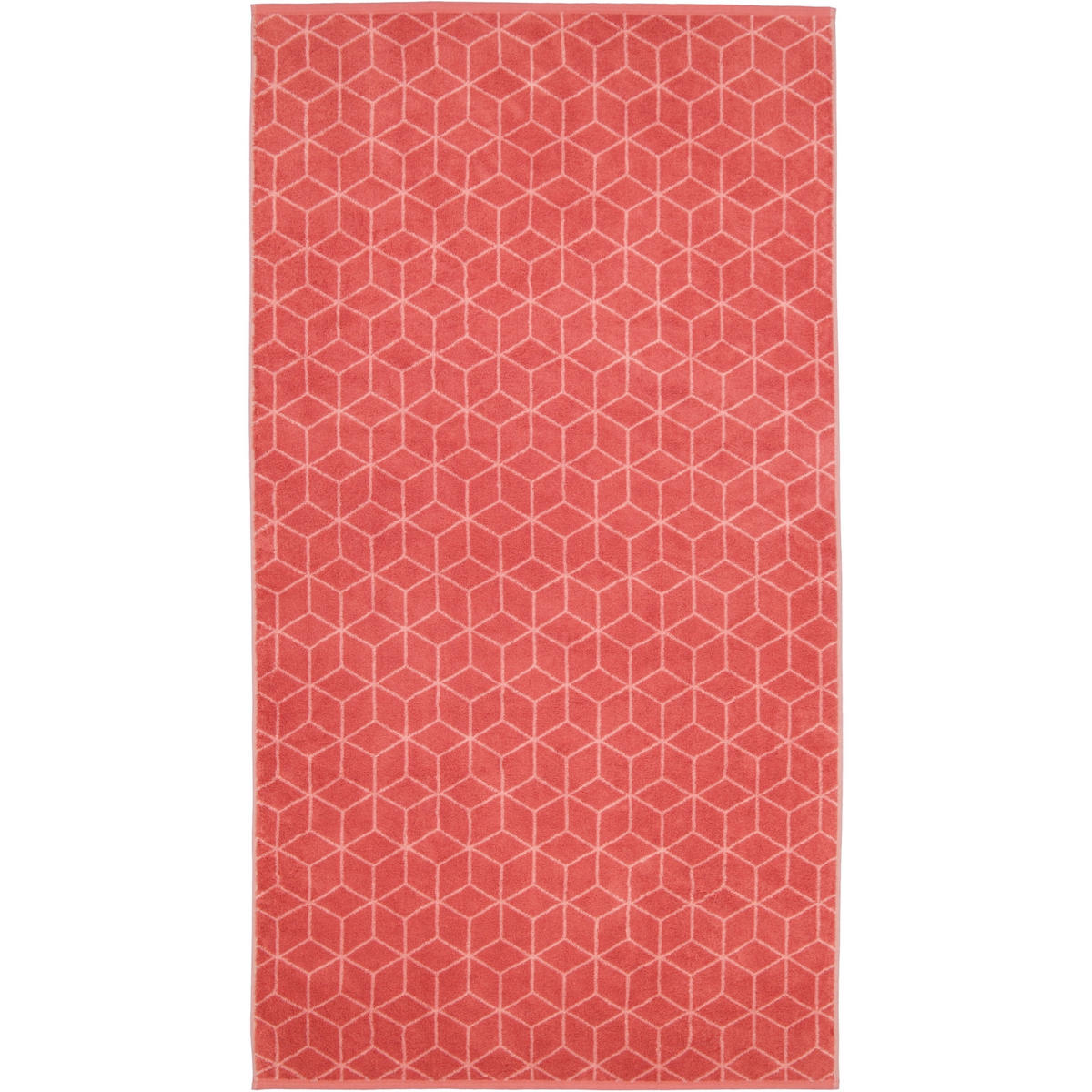 HANDTÜCHER COORDINATES CARRÉ 2557 CORAL - 22 - Rot, Textil (80/150cm) - Zöllner