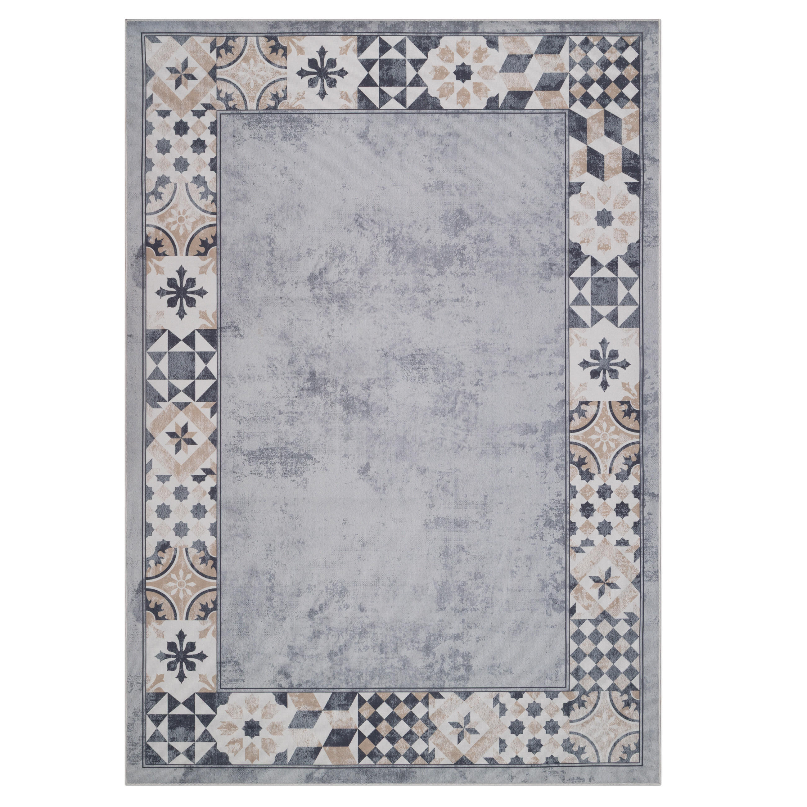 TEPPICH NORA Grau 100/200 cm - Grau, Textil (100/200cm) - Tapiso