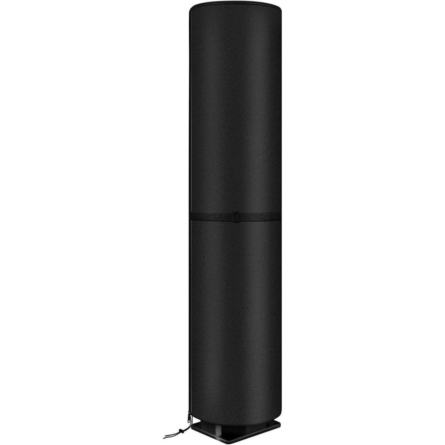ABDECKUNG für Solardusche 220 cm Schwarz - Schwarz, Textil (67/1/220cm)