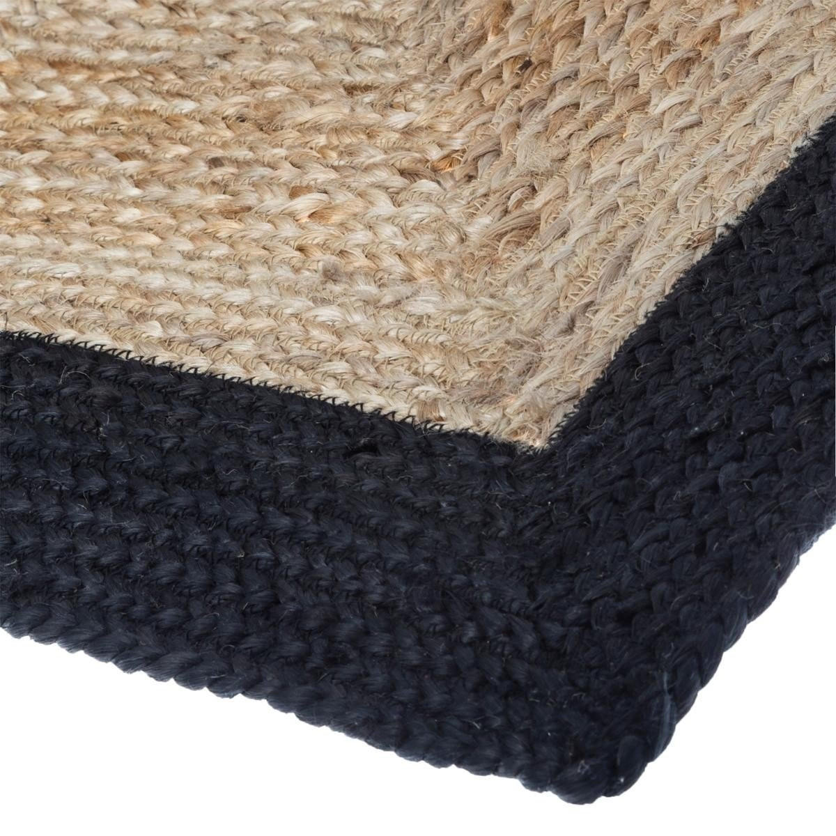 JUTETEPPICH 120/170 cm - Schwarz, Naturmaterialien (120/170cm) - Atmosphera Createur d´interieur