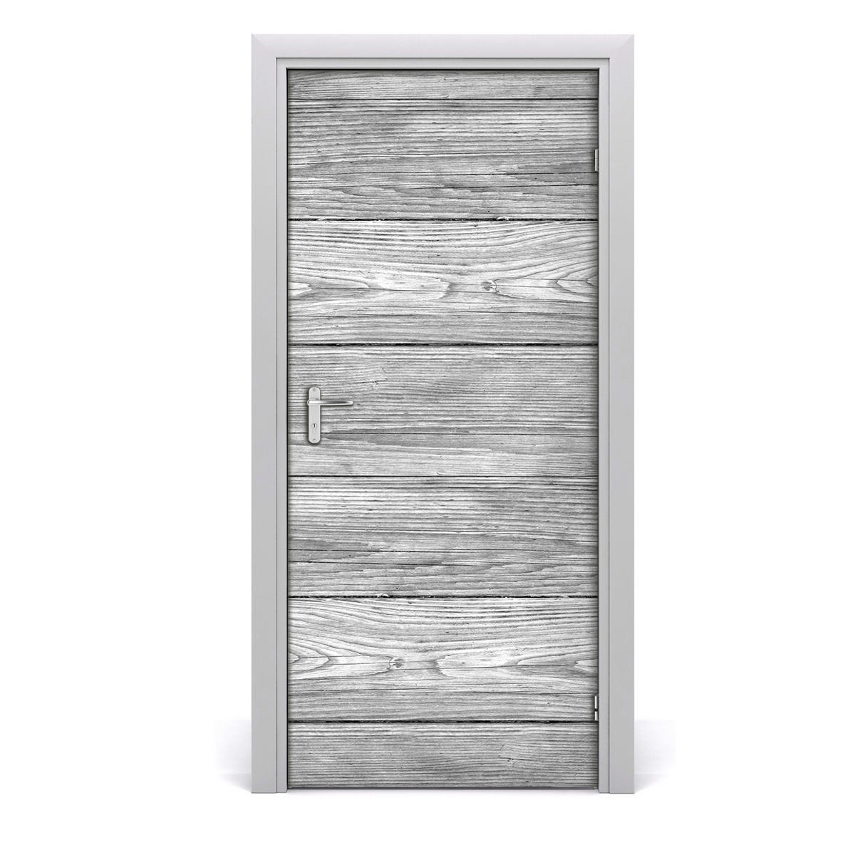 TÜRAUFKLEBER 95x205 cm Dekorativ für Türen - Grau, Kunststoff (95/205/0.01cm) - TULUP