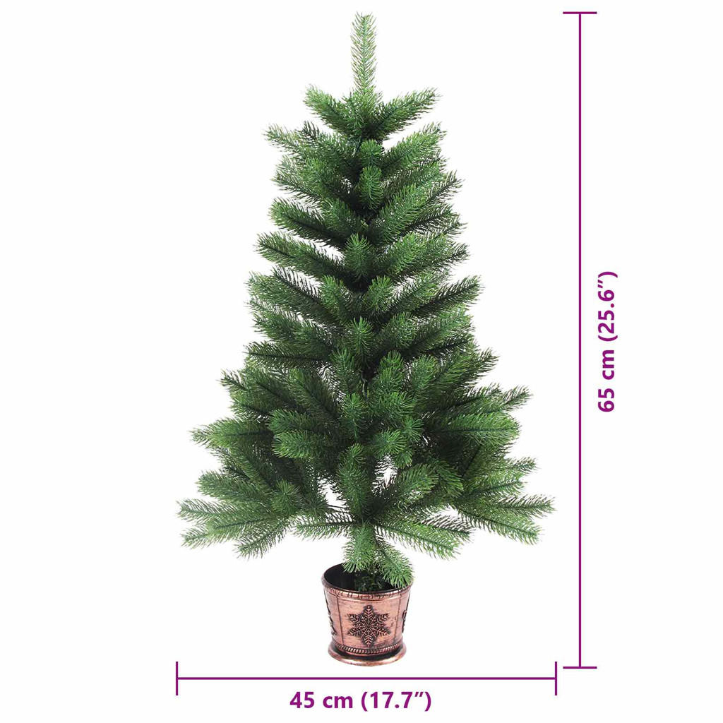 vidaXL Weihnachtsbaum Grün 65 cm