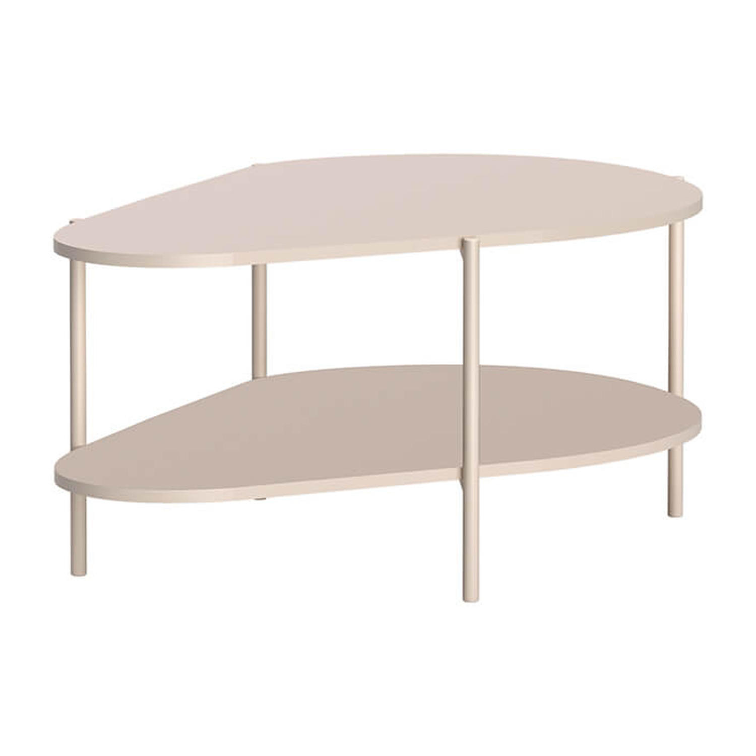 COUCHTISCH Malumi MM-8 90 x 65 x 45 cm Kaschmir - Kaschmir, Holzwerkstoff (65/90/45cm) - Koseto