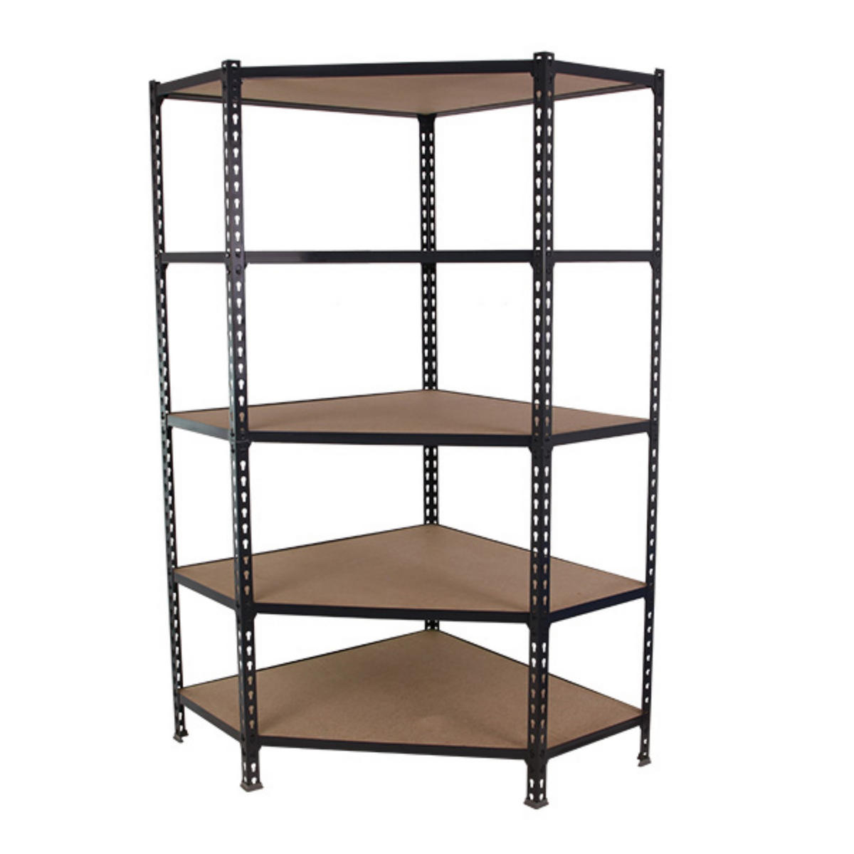 ECKREGAL Muli HxBxT 180 x 90 x 30 cm 5 Fachböden Fachlast 200 kg Anthrazit - Anthrazit, Metall (90/180/30cm) - PROREGAL