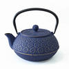 TEEKANNE Gusseisen Kumo 1000 ml - Dunkelblau, Metall (1L) - AROMELIO